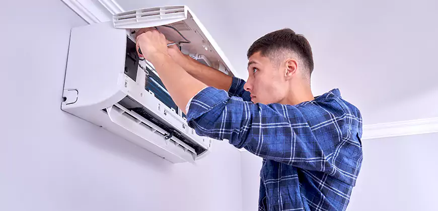 Indoor AC Unit Replacement in Coronado