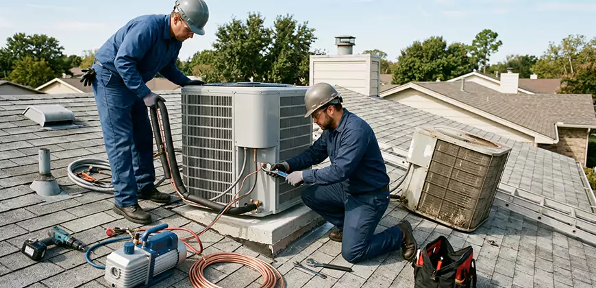 Condensing Unit Installation in Coronado