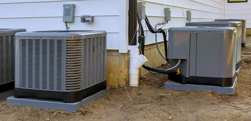 Central Air Condenser Setup in Coronado